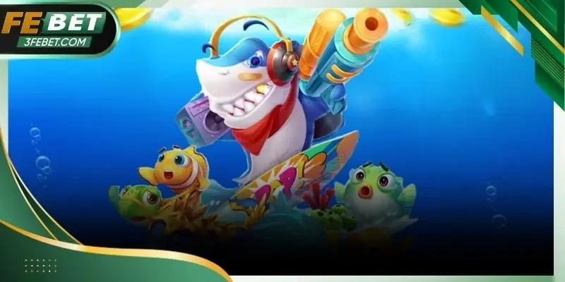 Giao diện game bắn cá sinh động và dễ thao tác